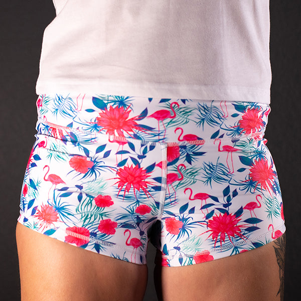 Keep Moving Lined Shorts - Flamingo