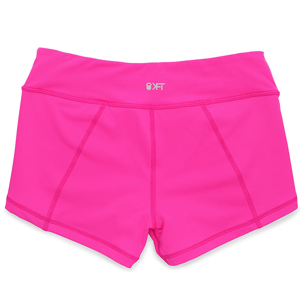 High-Rise Keep Moving Lined Shorts - Brightest Pink