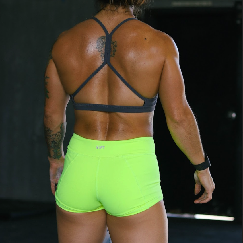 Keep Moving Lined Shorts - Highlighter